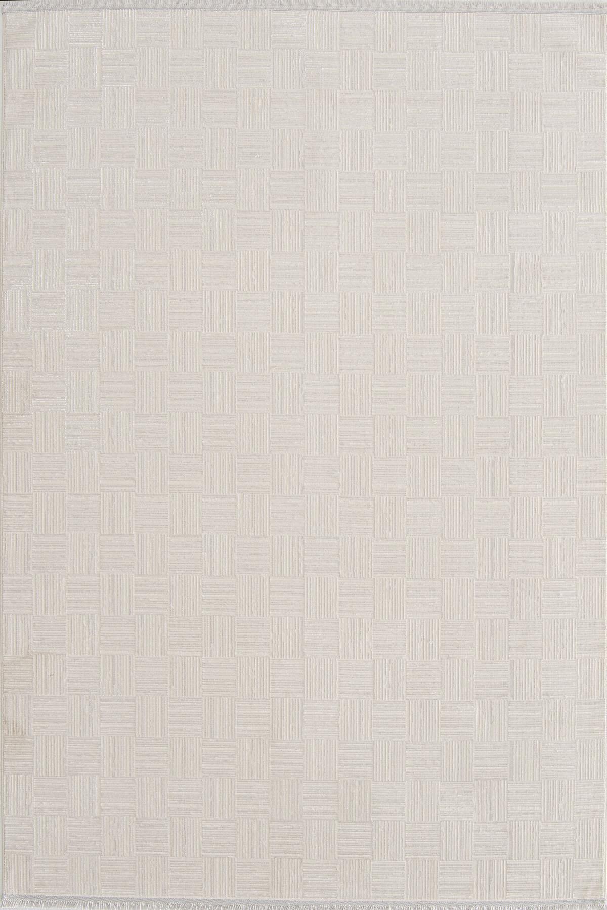 Lune 8704 Beyaz - Salon, Yatak Odası ve Antre İçin Hafif Halı - Binbirdesen Halı Lune 8704 Beyaz - Salon, Yatak Odası ve Antre İçin Hafif Halı - Görsel 1