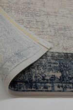 Miras 6809 Gri Mavi - Yumuşak Dokulu Yatak Odası Halısı - Görsel 4