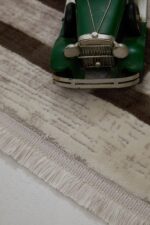 Miras 6813 Kahverengi - Klasik-Modern Tarzda Kahverengi Kenarlı Halı - Görsel 6