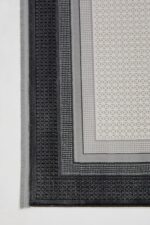 Miras 6816 Gri Mavi - Yumuşak Dokulu Konforlu Salon Halısı - Görsel 3