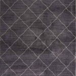 Velar 3606 Antrasit - Zarif Baklava Desenli Antrasit Halı Modeli