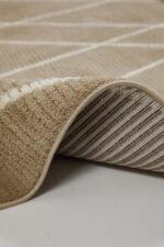 Velar 3608 Vizon - Modern Çizgilerle Vizon Halı Tasarımı - Görsel 4