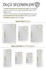 Etro 2702 Mavi - Nostaljik Görünümlü Mavi Desen Halı - Görsel 5