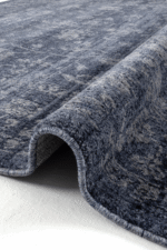 Etro 2702 Mavi - Nostaljik Görünümlü Mavi Desen Halı - Görsel 3