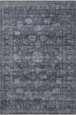 Etro 2702 Mavi - Nostaljik Görünümlü Mavi Desen Halı