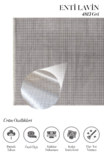 Lavin 4813 Gri - Antre ve Koridorlar için Ideal Halı - Görsel 2