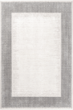 Momentus 9608 Gri - Çerçeve Desenli Modern Gri Halı