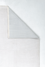 Norm 6223 Beyaz - Beyaz Zemin Üzerinde Dokulu Geometrik Halı - Görsel 4