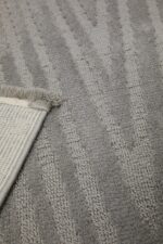 Eyfel 3107 Gri - Çağdaş Stil Zigzag Gri Halı Modeli - Görsel 4