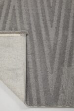 Eyfel 3107 Gri - Çağdaş Stil Zigzag Gri Halı Modeli - Görsel 3