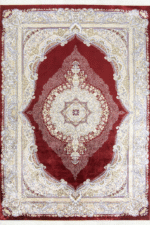 Herat 2805 Kırmızı - Bordo Zeminli Saray Desenli Klasik Halı