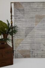 Naturel 1710 Gri Sarı - Asimetrik Desenli Gri Sarı Tasarım Halı - Görsel 7