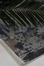 Naturel 1711 Siyah Taba - Modern Loft Dekorlara Uygun Siyah Taba Halı - Görsel 5