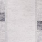 Nita 1201 Gri - Çağdaş Stil Kare Dokulu Salon Halısı