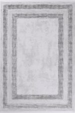 Nita 1202 Gri - Gri Geçişli Modern Çerçeve Tasarımlı Halı