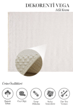 Vega 1451 Krem - Yuvarlak Formda Sade Krem Güzelliği - Görsel 2