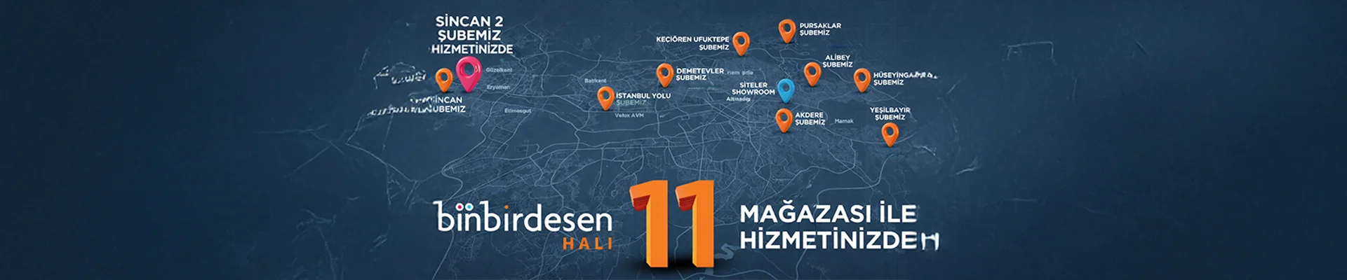 Binbirdesen Halı - Mağazalar