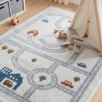 Binbirdesen Kids 1002 Multi - Şehir Yolu Desenli Çocuk Odası Halısı - 133x190