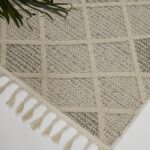 Dekorenti Bukle 1411 Krem - Geometrik Desenli İskandinav Halı