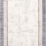 Dekorenti Dora 1901 Vizon - Modern Çerçeve Desenli Halı