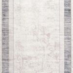 Dekorenti Dora 1902 Gri - Modern Çerçeve Desenli Halı