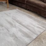 Enti Akik 8614 Gri - Modern Retro Geometrik Akrilik Halı