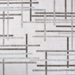 Enti Thema 9412 Gri - Modern Çizgisel Geçişli Akrilik Halı