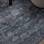 Romans Etro 2702 Mavi - Çerçeveli Vintage Halı