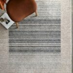 Romans Etro 2708 Krem - Çizgili Çerçeveli Vintage Halı