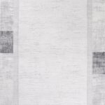 Romans Nita 1201 Gri - Kare Dokulu Modern Halı
